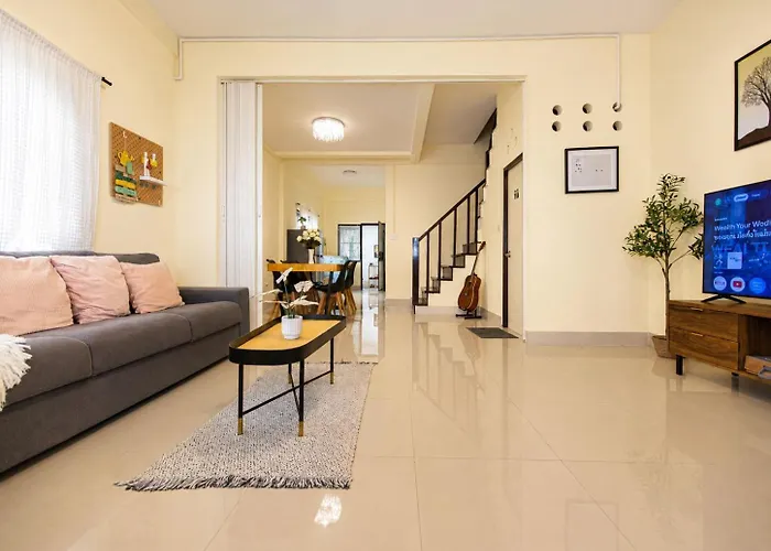 3bedrooms, Pet Friendly, 5min Drive To Bts Udomsuk *